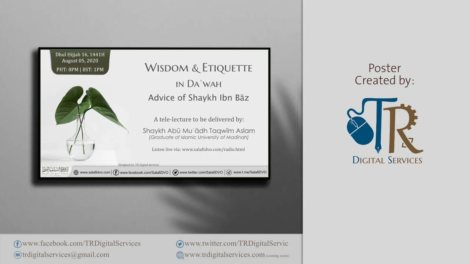 Wisdom Etiquette Poster
