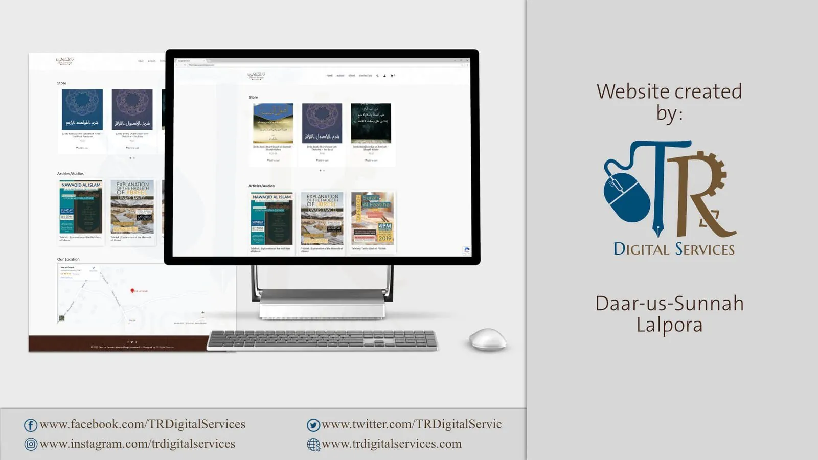 Islamic Bookstore Website – Daar-us-Sunnah Lalpora - Project Image