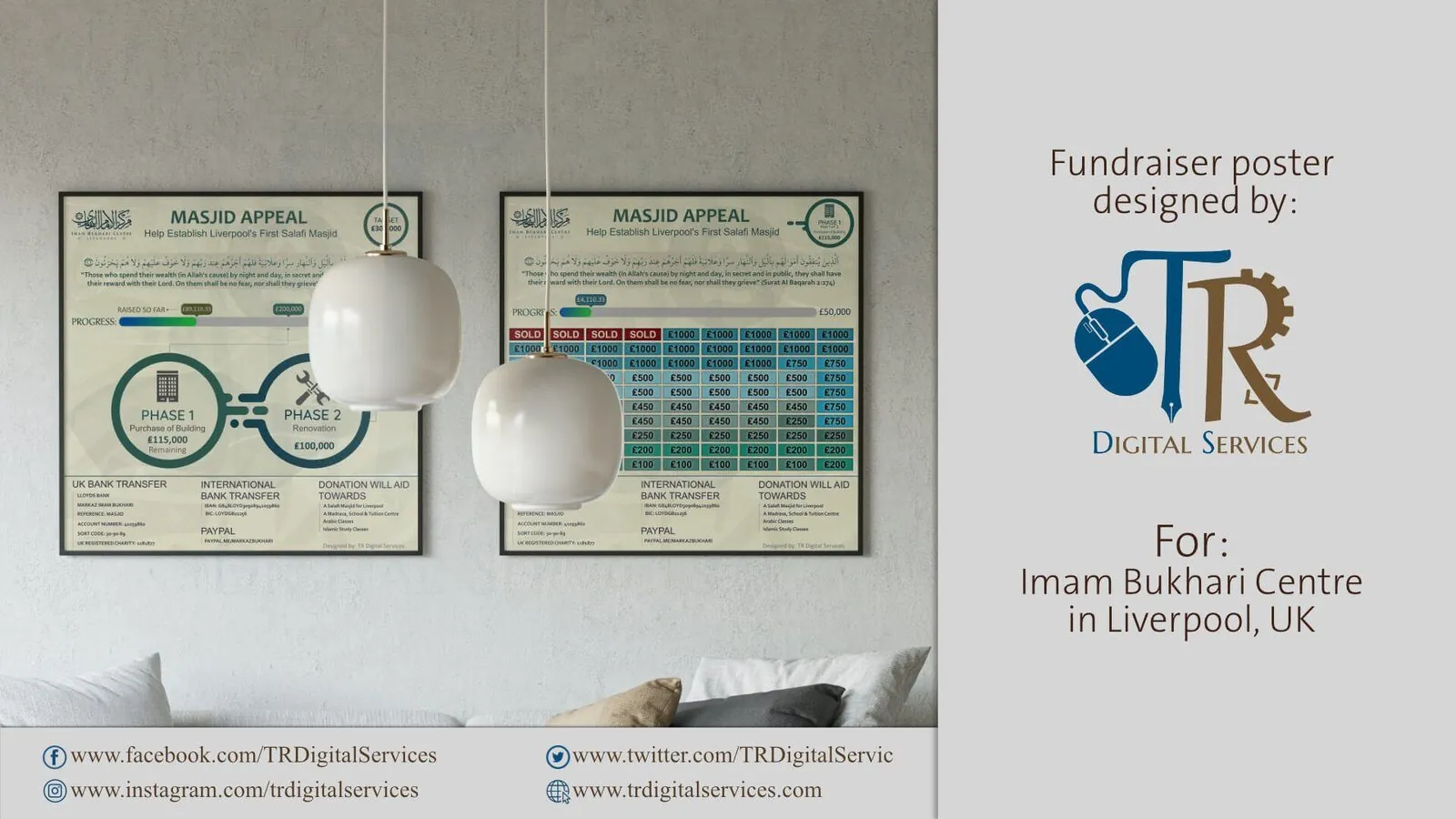 Markaz Bukhari Liverpool Fundraiser Poster