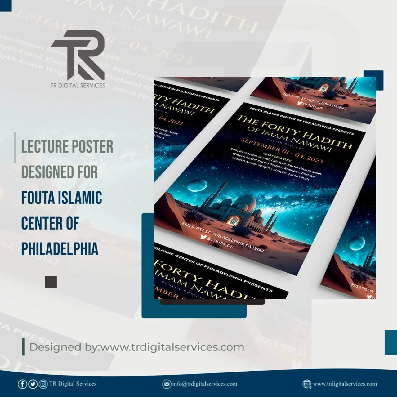 Lecture Poster for Fouta Islamic Center - Project Image