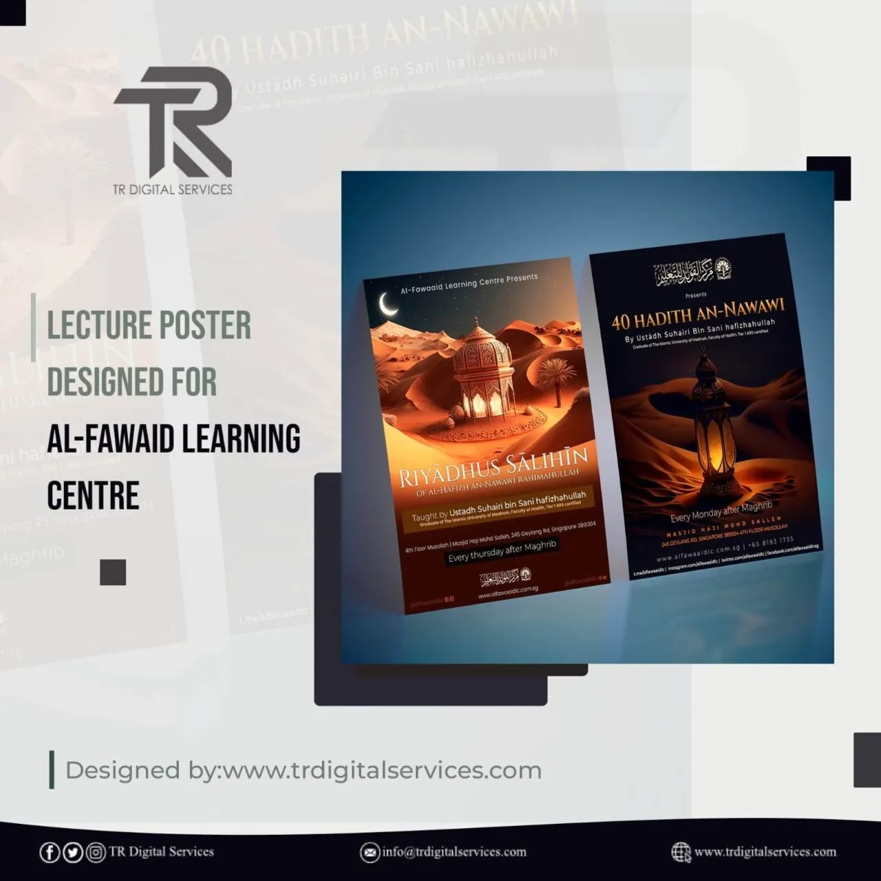 Educational Poster Design: Al-Fawaaid Learning Centre - Project Image