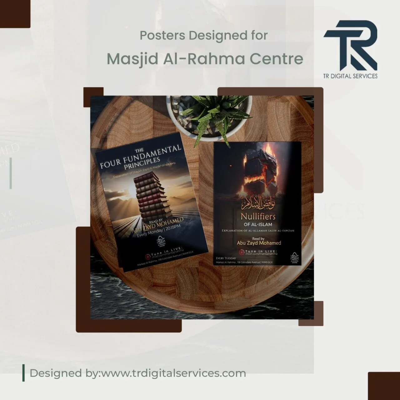 Posters Designed for Masjid Al-Rahma Centre - Project Image
