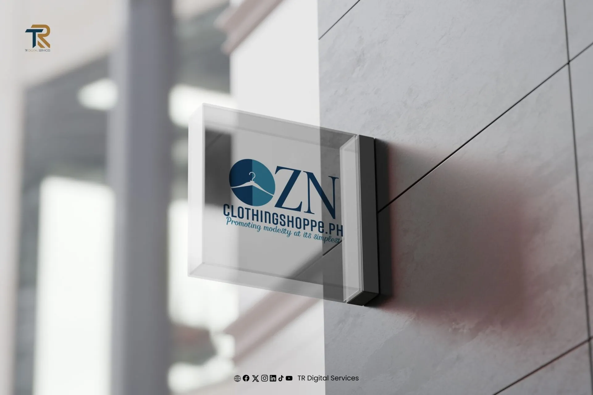 ZN Clothing Shoppe.ph – Logo Design for Online Clothing Brand - Project Image