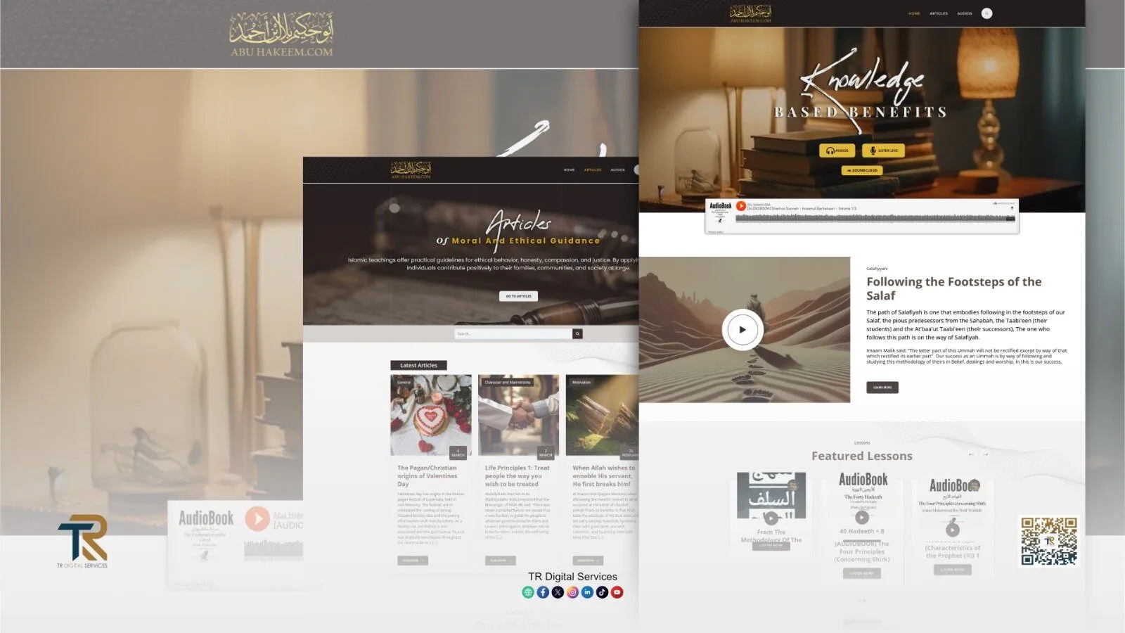 Modern & Elegant Website Design for AbuHakeem.com