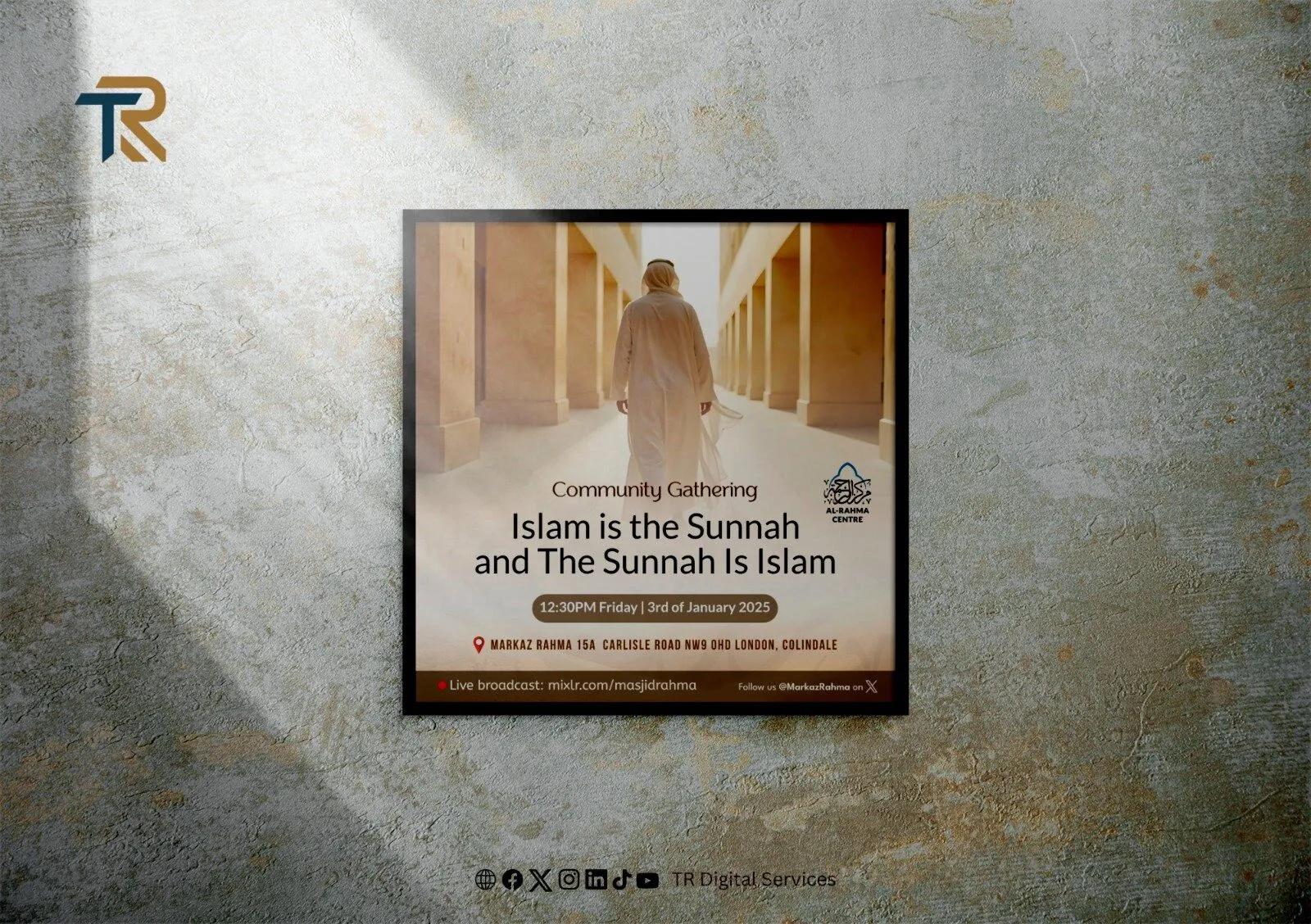 Islamic Poster for Markaz Rahmas Community Gathering