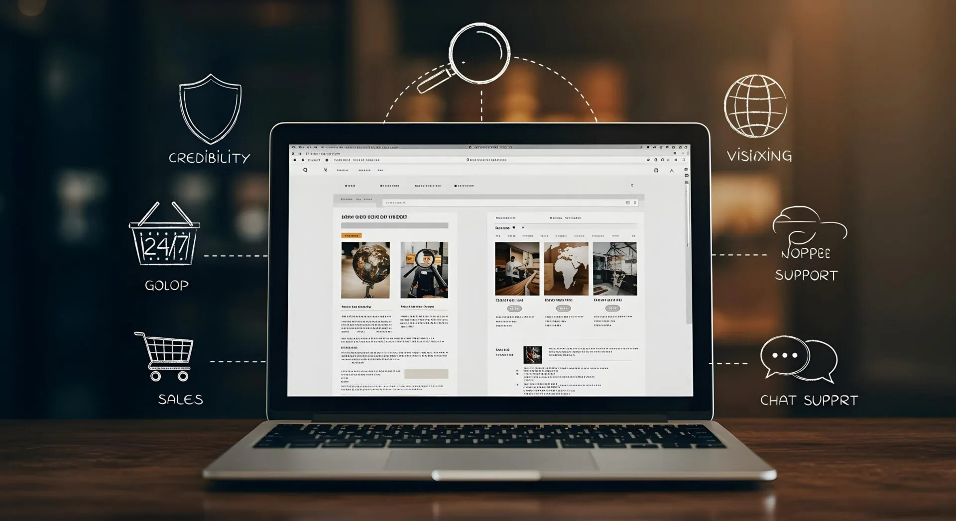 freepik edit Show a laptop or desktop screen displaying a profe