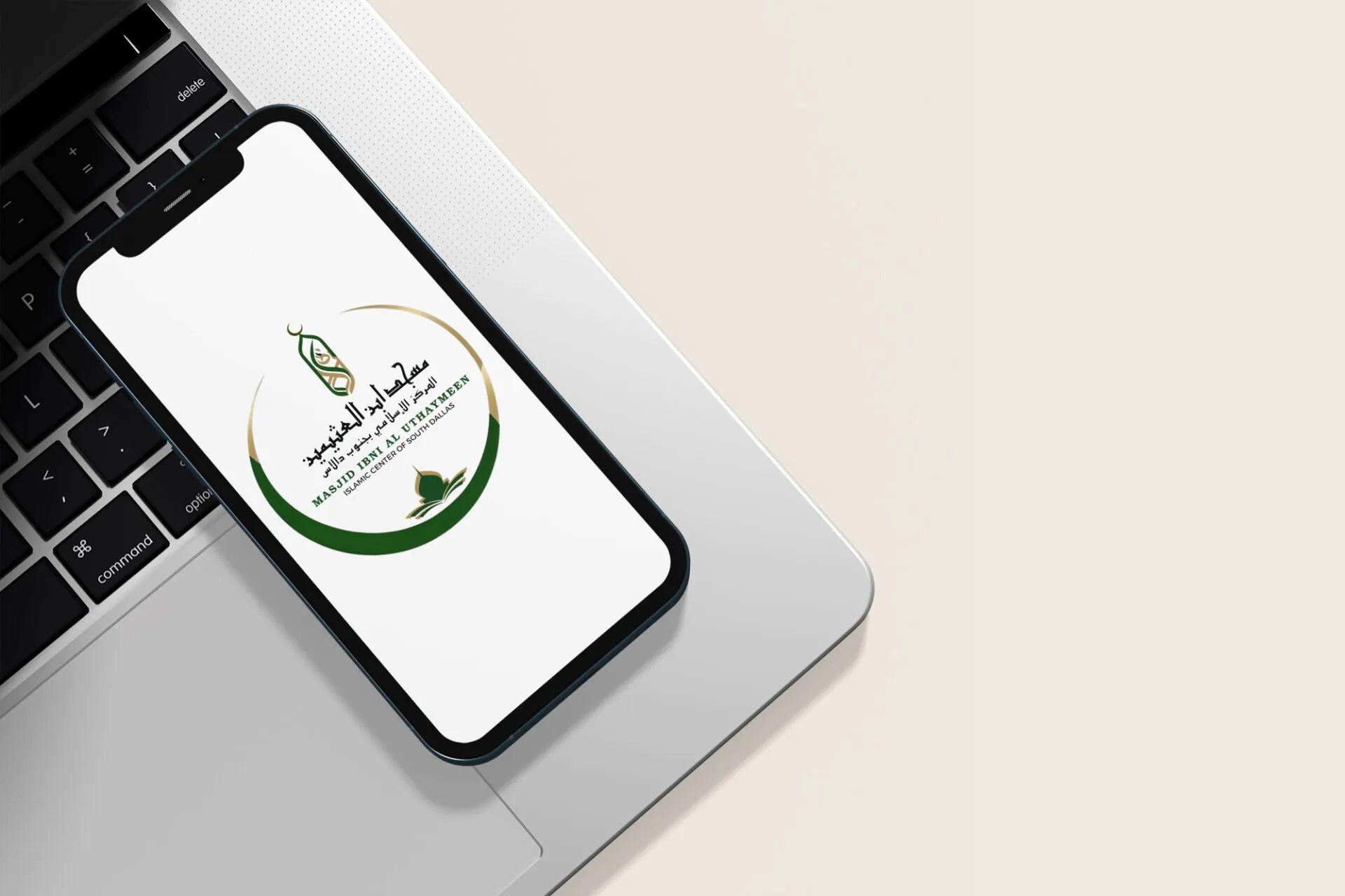 Phone mockup design isolated