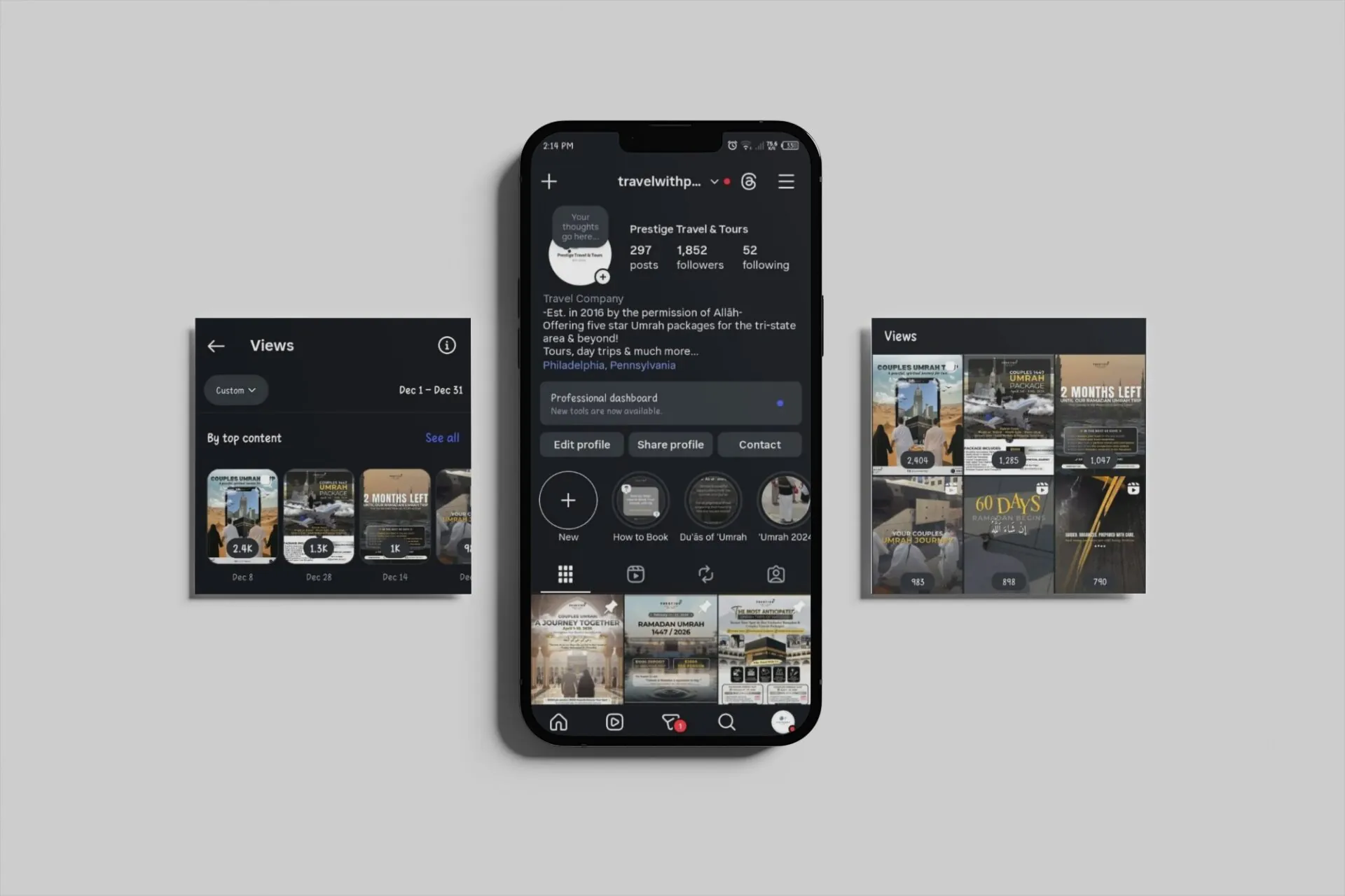 Instagram post mockup