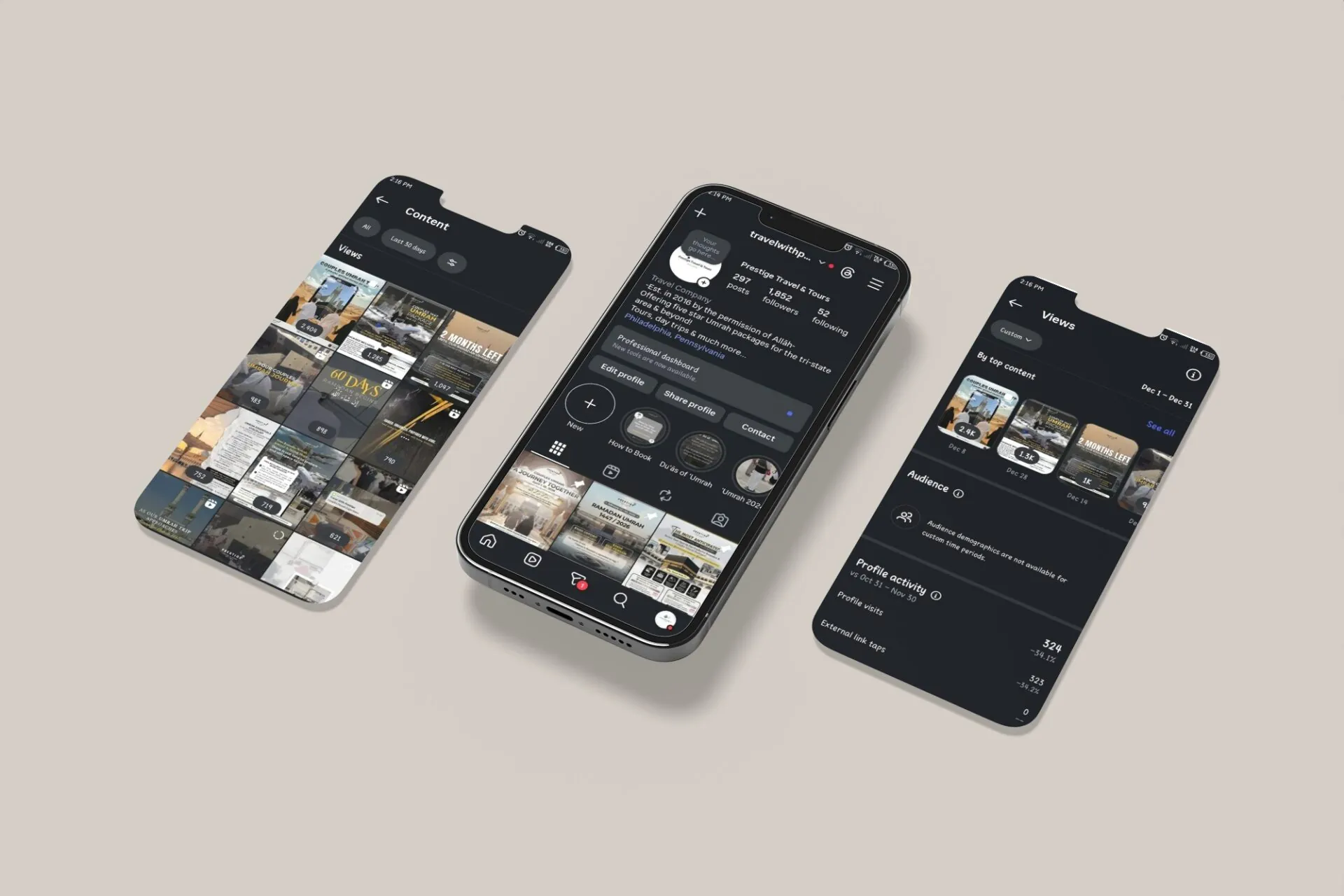 Phone screen mockup